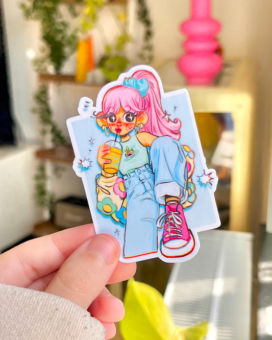 Just Chillin' - Die Cut sticker