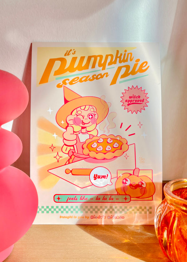 Pumpkin Pie Season - A5 print