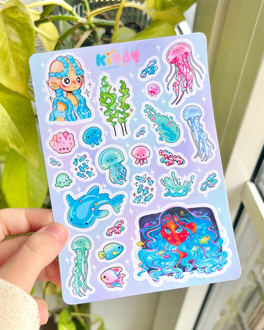 Celestial Lagoon - Sticker sheet - Secret Shop