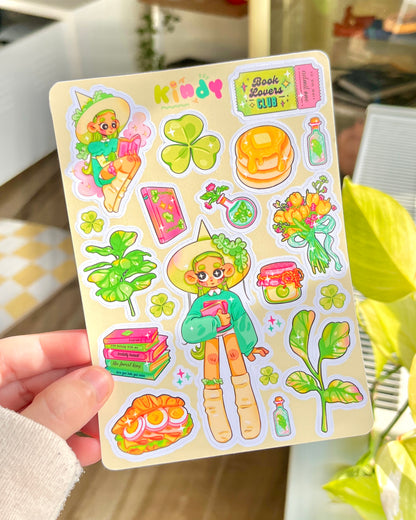 Green Witch - Sticker sheet - Secret Shop