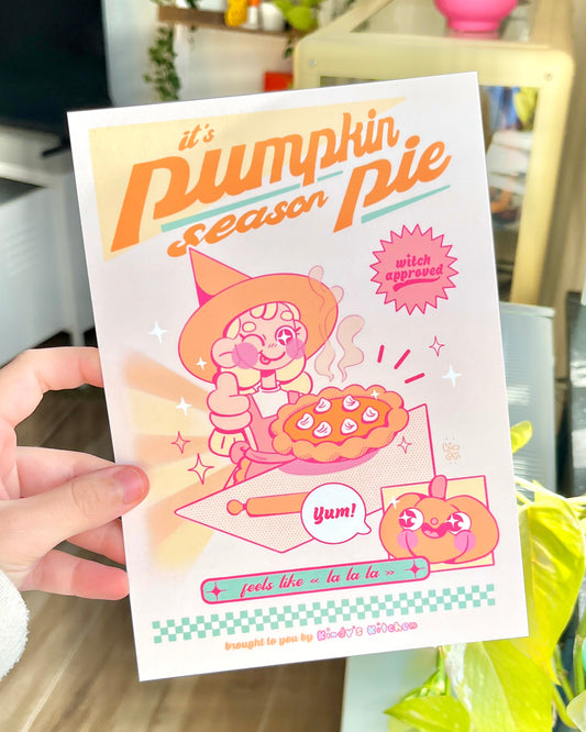 Pumpkin Pie Season - A5 print