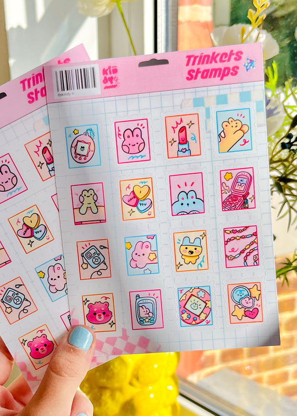 Trinkets Stamps - Sticker sheet - preview