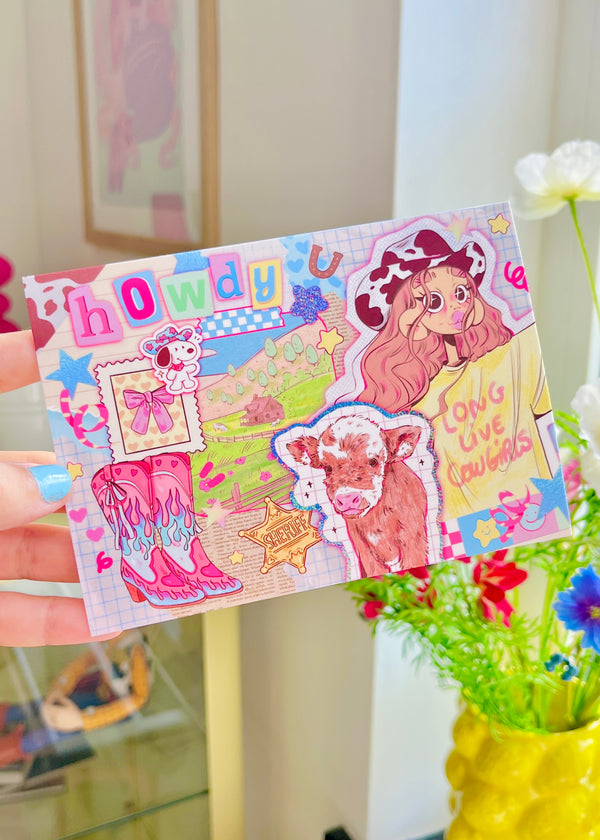 Cowgirl - A6 print - Secret Shop