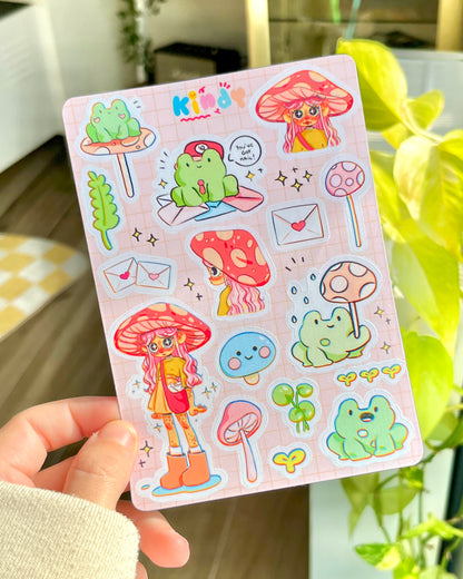 Mushroom Girl - Sticker sheet