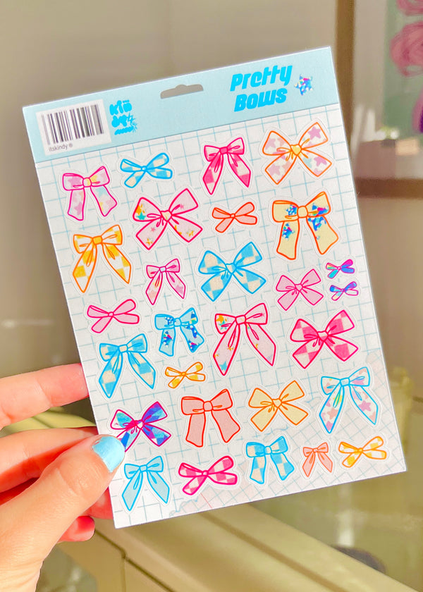 Pretty bows - Sticker sheet