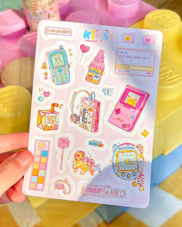 90's Kid ✶ Sticker sheet