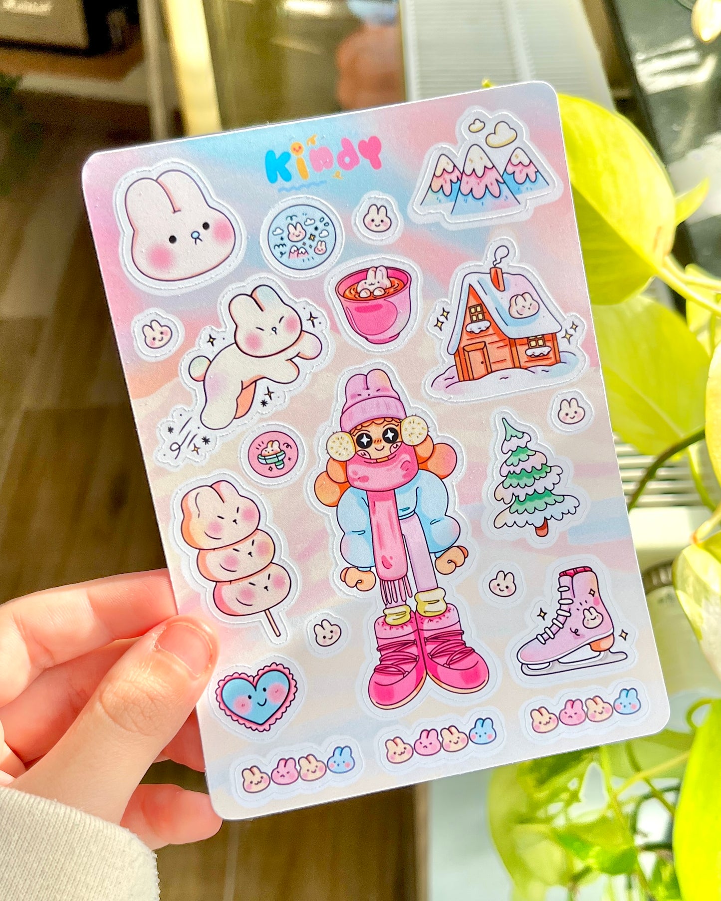 Cotton Candy Winter - Sticker sheet - Secret Shop