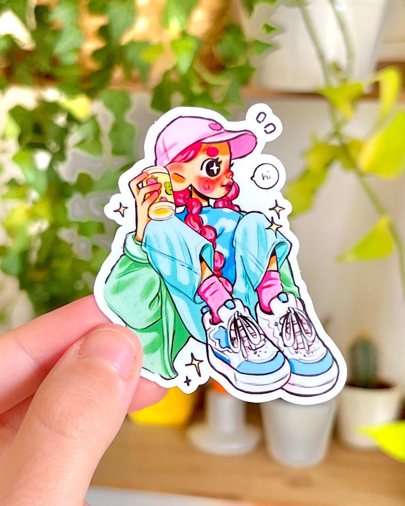 In The clouds - Die Cut sticker