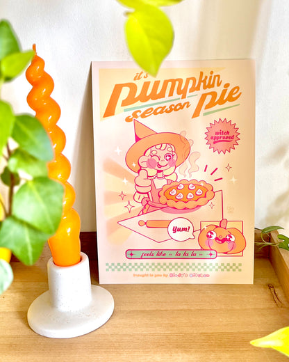 Pumpkin Pie Season - A5 print