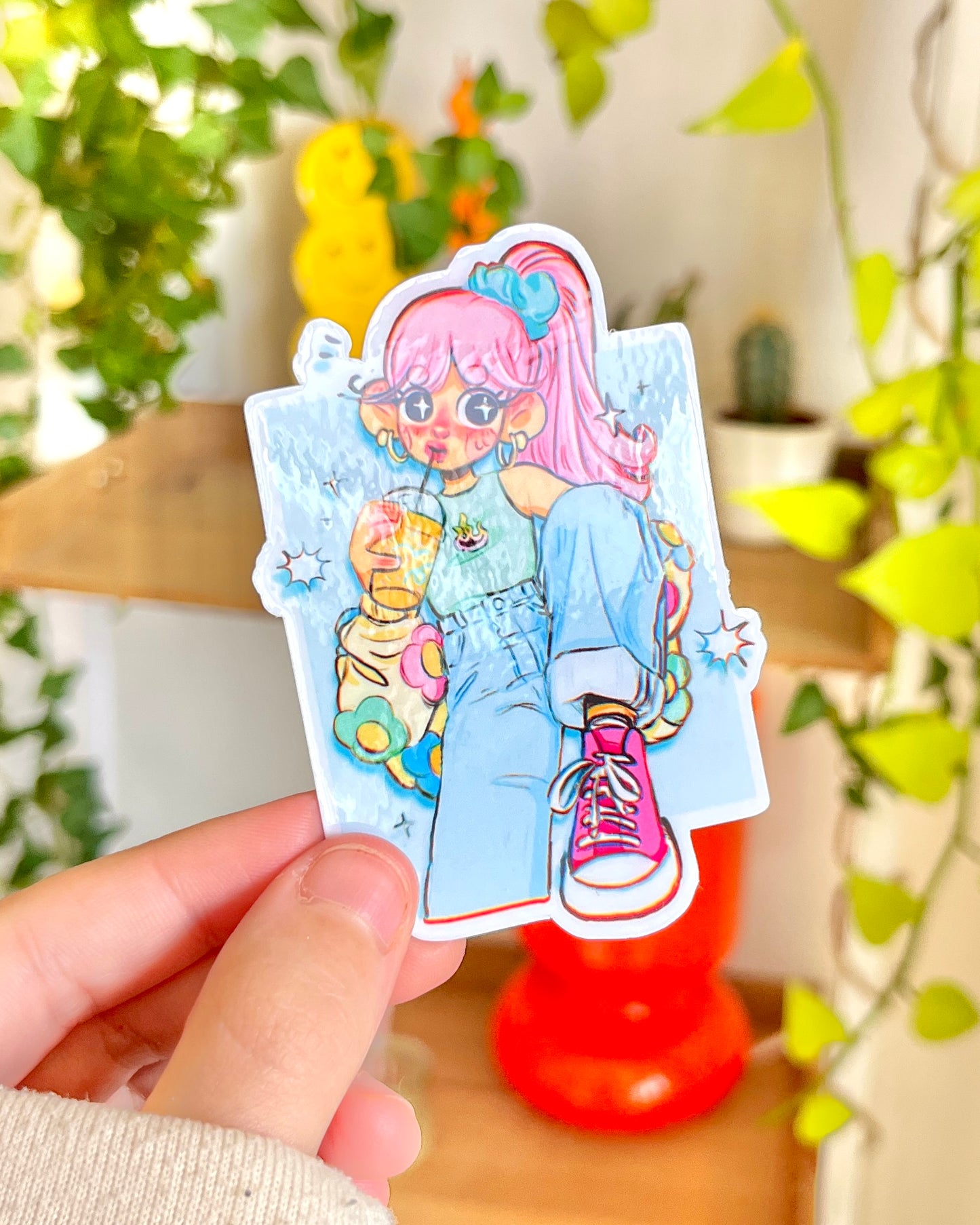 Just Chillin' - Die Cut sticker