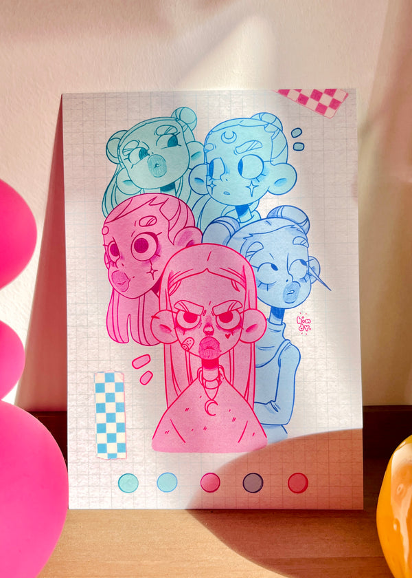 Sketchbook page 2 - A5 print