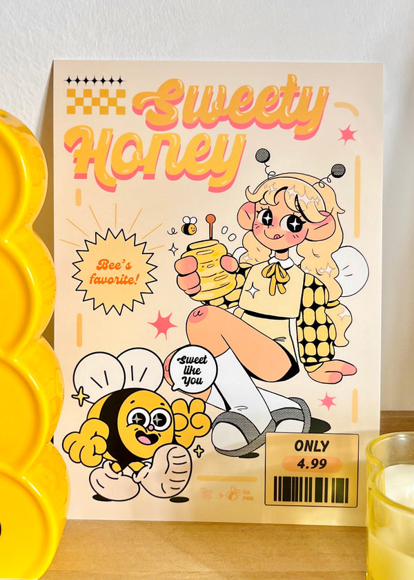 Sweety Honey - A5 print