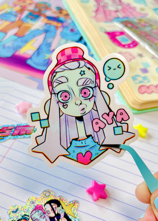 Aya ✶ Die Cut sticker - preview