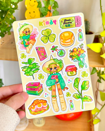 Green Witch - Sticker sheet - Secret Shop