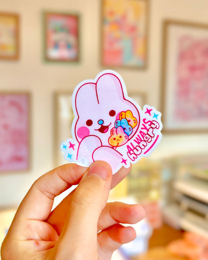 Always Hungry - Die Cut sticker