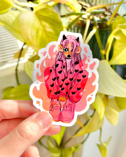 Born in the flames - Die Cut sticker