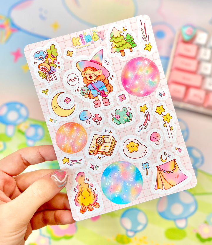 Sticker Layout For Magic Boot Magic Camp Sticker sheet – Kindy