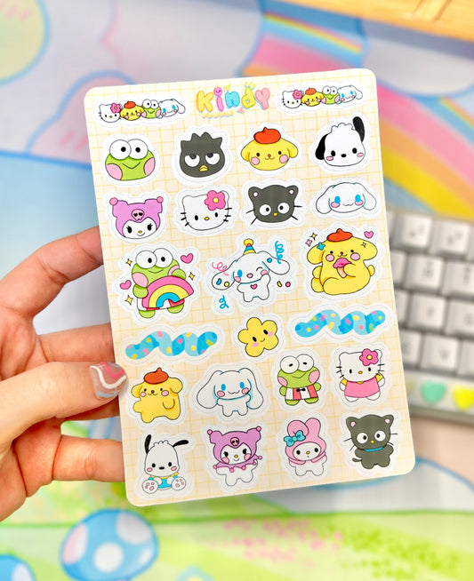 Sanrio Charaters - Sticker sheet