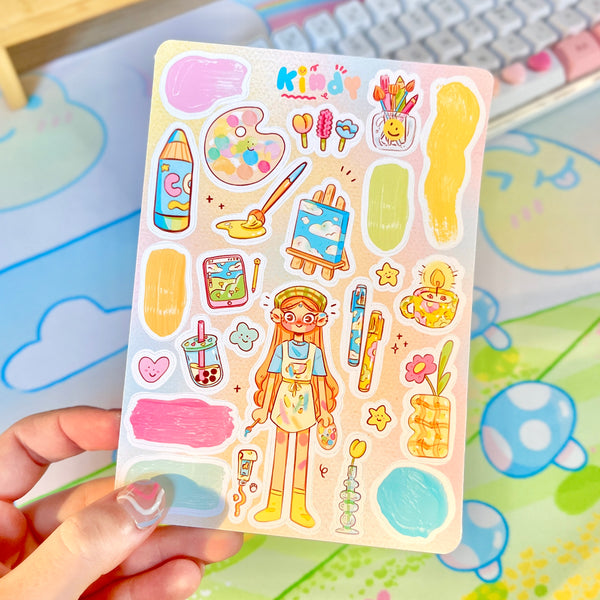 Artist Day ✶ Sticker sheet