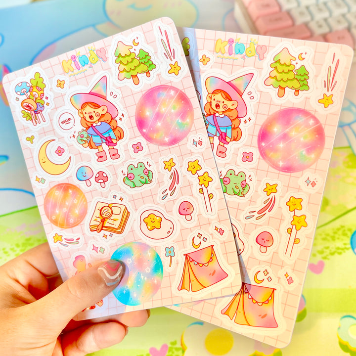 Sticker Layout For Magic Boot Magic Camp Sticker sheet – Kindy