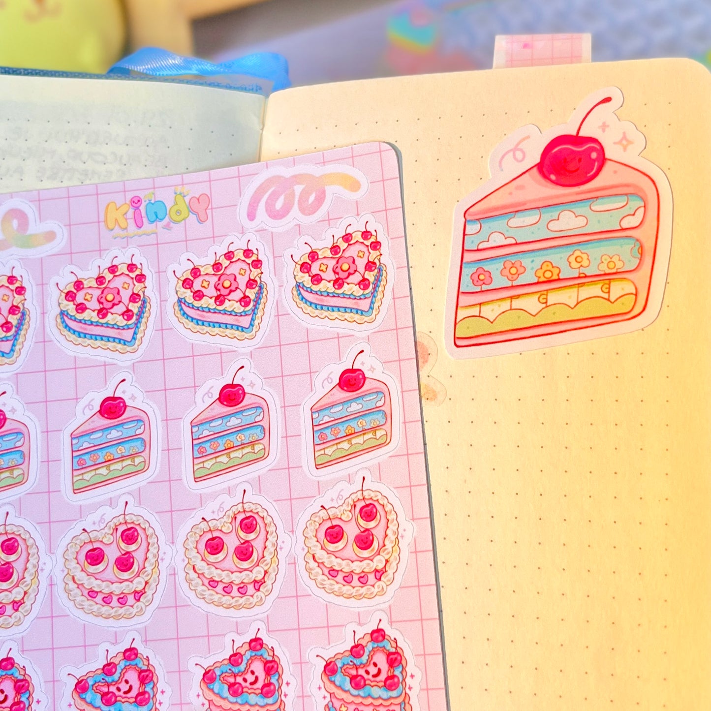 Pretty Cakes - Journaling Sticker sheet