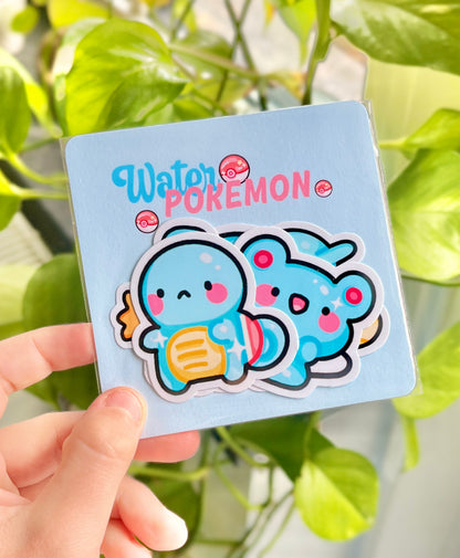 Water Pokemon - Stickers pack