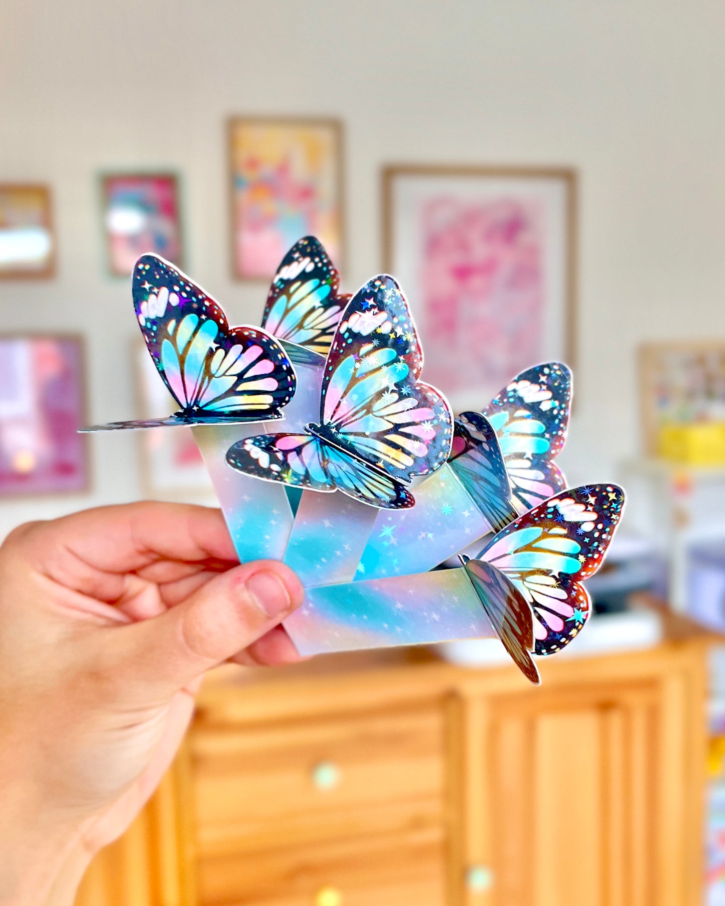 Fairy Butterfly - Holographic Bookmark