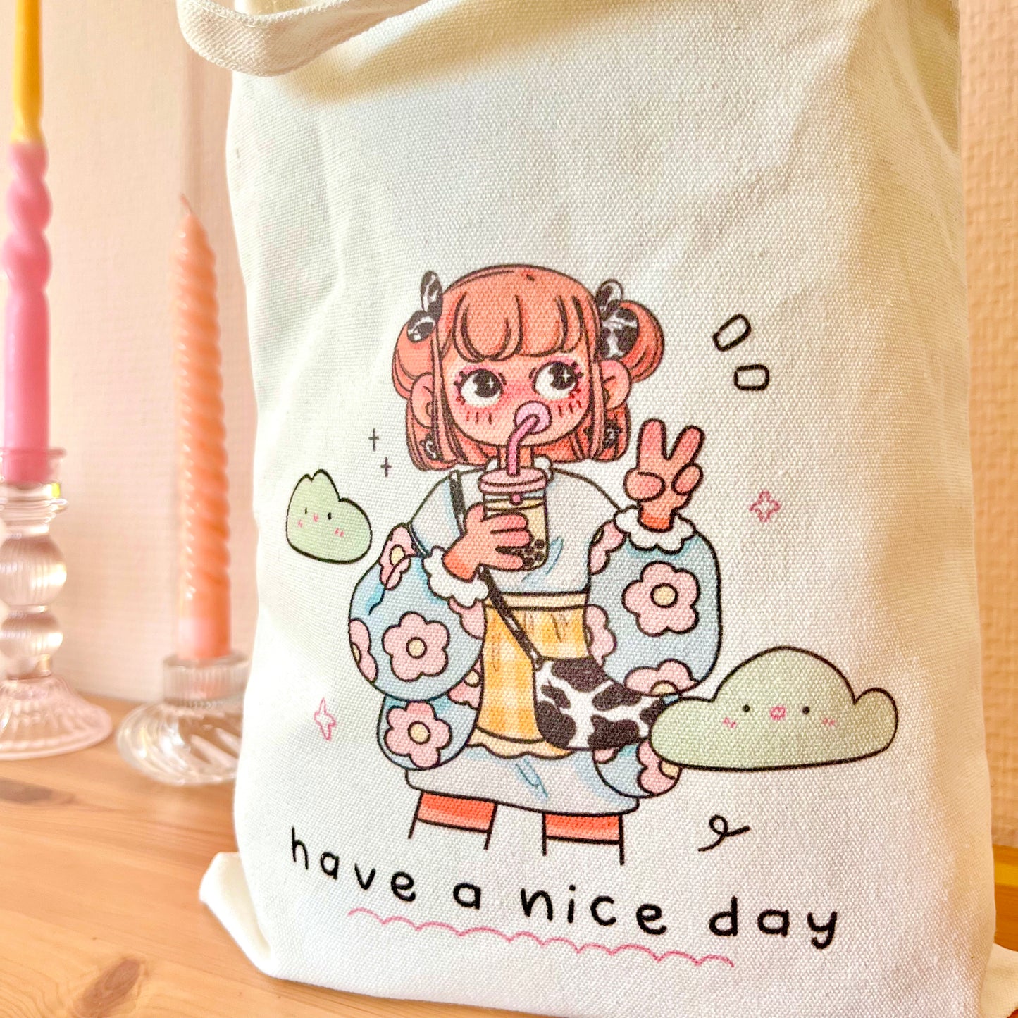 Have A Nice Day - Small tote bag