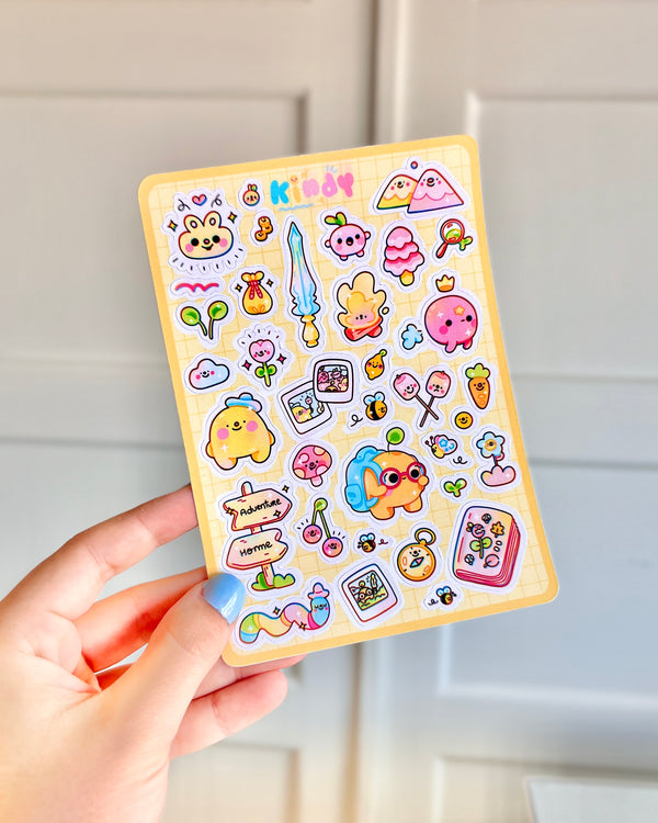 Adventure awaits ✶ Sticker sheet