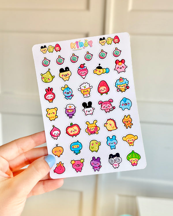 Tiny Tama ✶ Sticker sheet