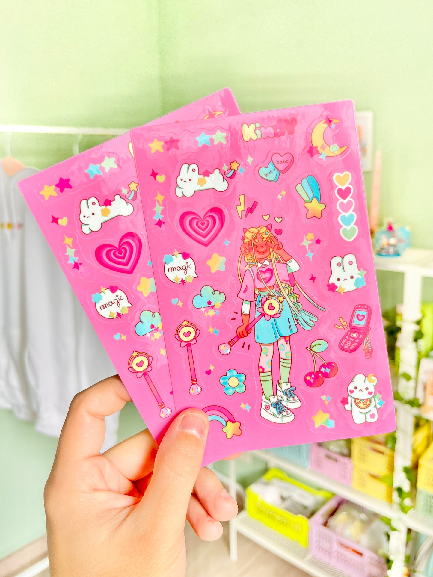 Magical Girl - Sticker sheet