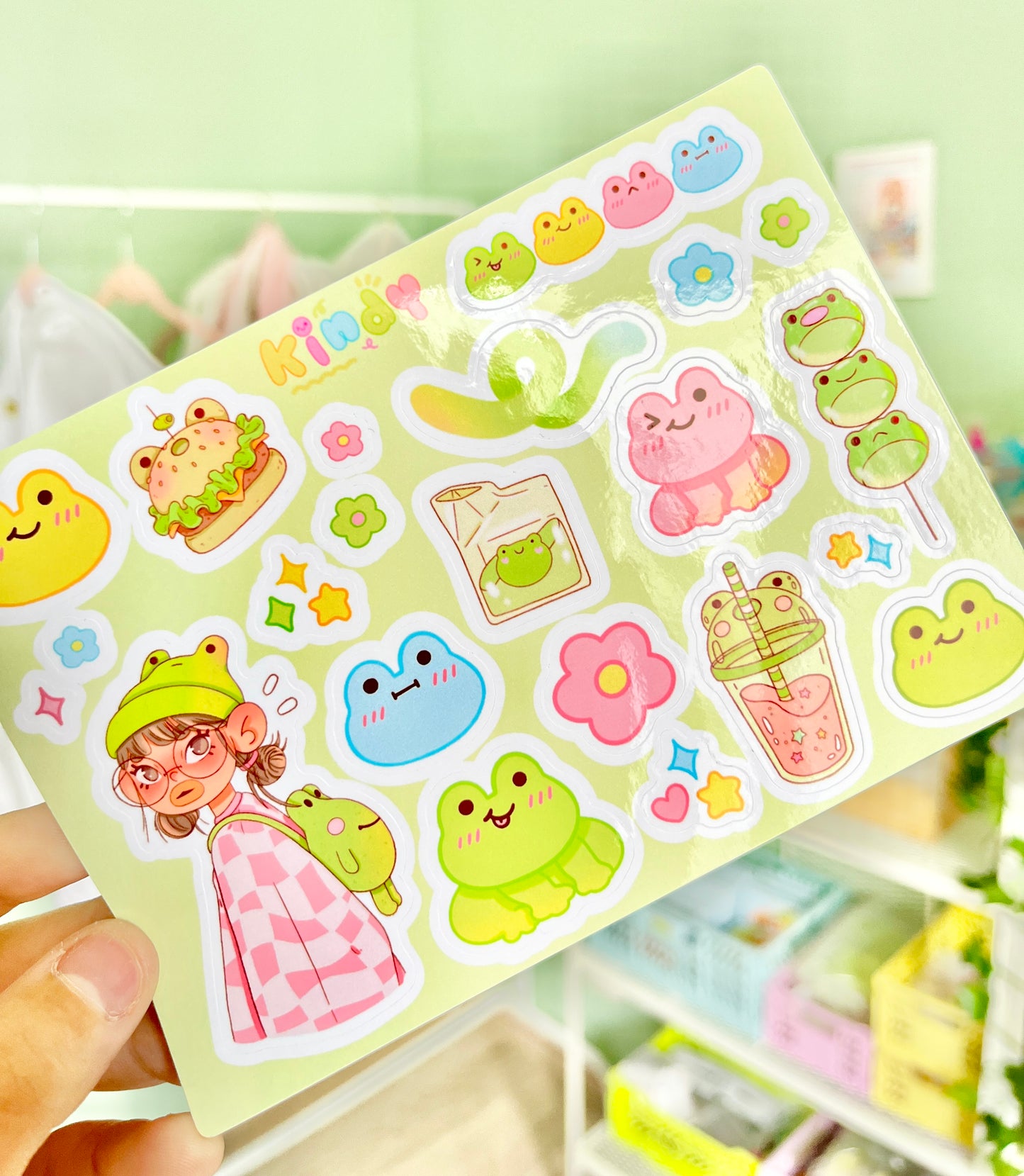 All About Frogs - Sticker sheet