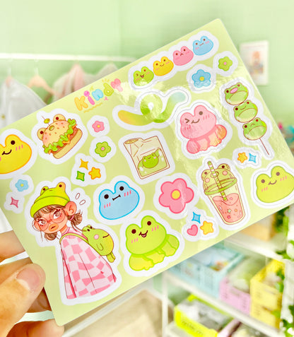 All About Frogs - Sticker sheet