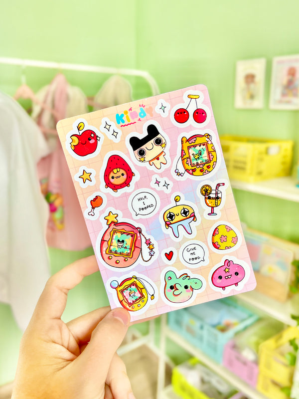 Tamagotchi - Sticker sheet